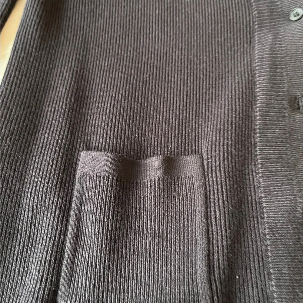 NEW Talbots Ribbed Button-Front Cardigan - Picture 3 of 5